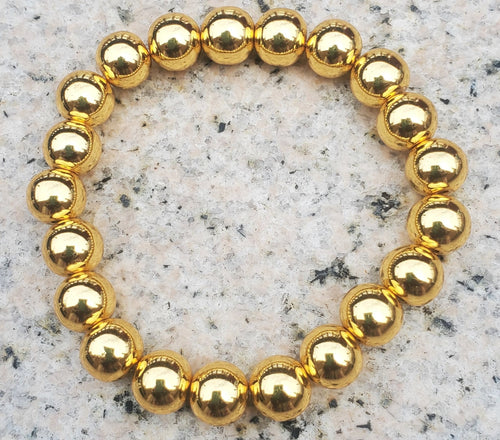 Light Gold Hematite Bracelet